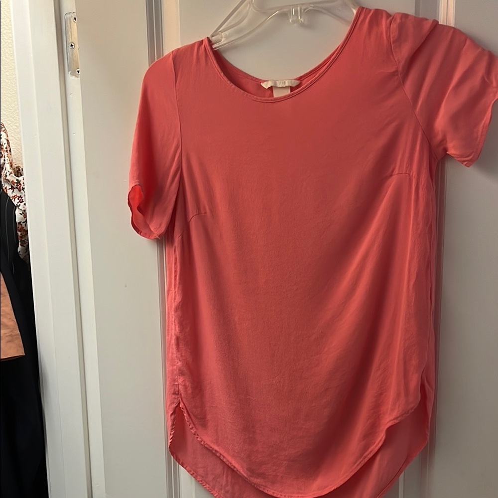 H&M bubblegum pink shirt.